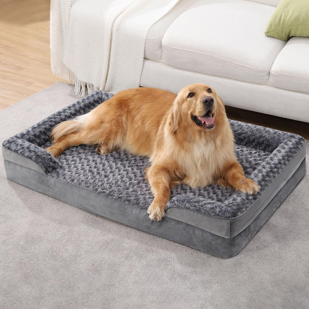 Washable Luxury Orthopedic Dog Sofa Pet Bed For Dogs